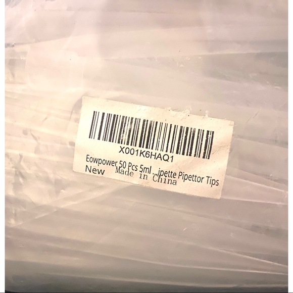 50 Pcs 5ml 5000ul Laboratory Lab Plastic Liquid Pipette Pipettor Tips - Picture 5 of 5